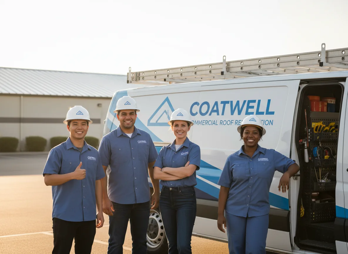 Commercial roof coating company in Hudson, WI